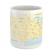 America Cities Interstate Mug