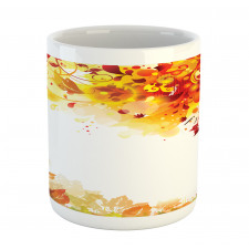 Abstract Fall Season Tree Mug