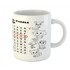 Animal Names Mug