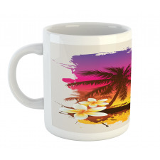 Tropical Beach Sunset Mug