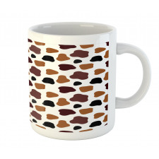 Abstract Cow Hide Mug