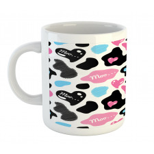 Cow Hide Heart Mug