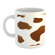 Brown Spots on Cow Mug