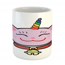 Pink Maneki Neko Mug