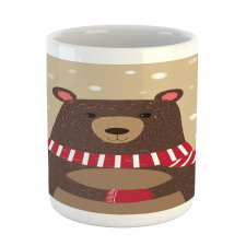 Bear Red Scarf Mug