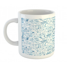 Physics Themed Drawing Mug