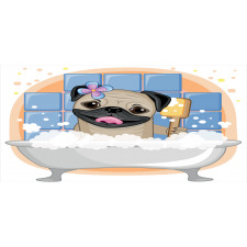 Dog Bath Caricature Funny Mug