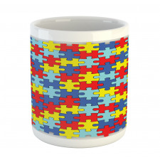 Colorful Puzzle Pieces Mug