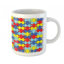 Colorful Puzzle Pieces Mug