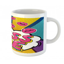 Word Bubble Pop Art Style Mug