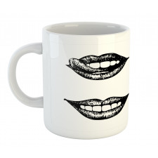 Monochrome Sketch Style Mug