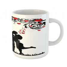 Lovers near Abstract Tree Mug