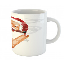 Rocker Santa Claus Mug