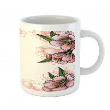 Botanical Spring Flowers Mug