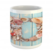 Marine Themed Alphabet Mug