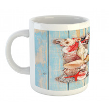 Ocean Elements Letter Mug