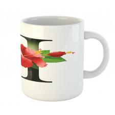 Hibiscus Green Leaves Mug