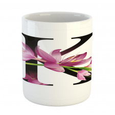 Blooming Kaffir Lily K Mug