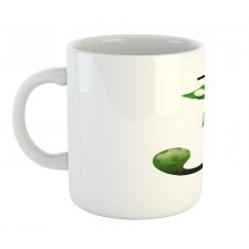 Abstract Jasmine and J Mug