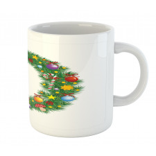 Happy Christmas Pine Mug