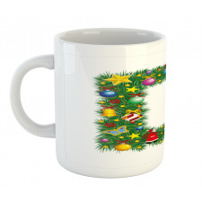 Happy Christmas Pine Mug