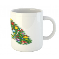 Winter Festivity Font Mug