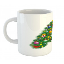 Winter Festivity Font Mug