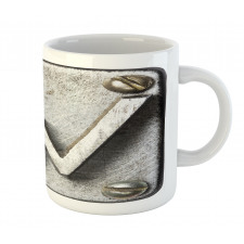 Uppercase W Industrial Mug