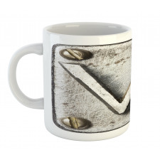 Uppercase W Industrial Mug