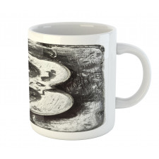 Aged B Cracks Effect Mug