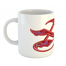 Classic Ornate Initial Mug