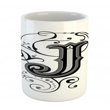 Noble Royal Initials J Mug