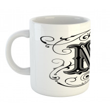 Eastern Abstract M Mug