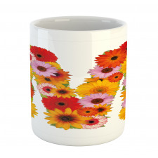 Flower Alphabet Daisy Mug