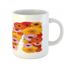 Flower Alphabet Daisy Mug