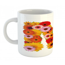 Flower Alphabet Daisy Mug