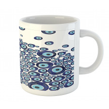 Blue Beads Luck Mug