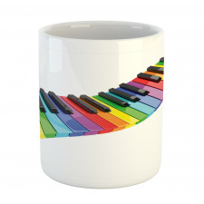 Vibrant Keyboard Arts Mug