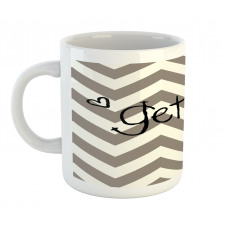 Get Naked Heart Zig Zag Mug