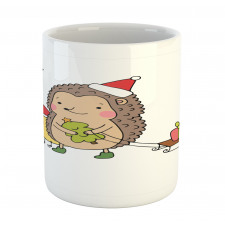 Cartoon Bird and Tree Mug