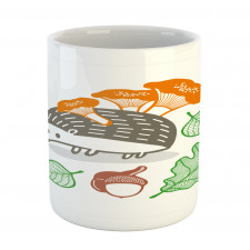 Colorful Animal Food Mug
