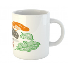 Colorful Animal Food Mug