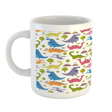 Dinosaurs Colorful Mug