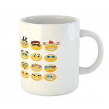 Cartoon Faces Viking Mug