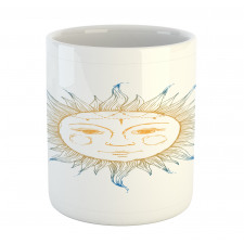 Ornate Aztec Star Motif Mug