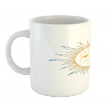 Ornate Aztec Star Motif Mug