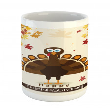 Fall Season Animal Leaf Mug