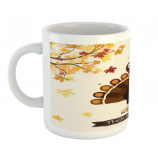 Fall Season Animal Leaf Mug