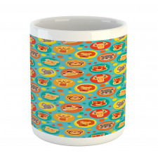 Comic Fun Faces Mug