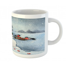 Watercolor Xmas Winter Mug